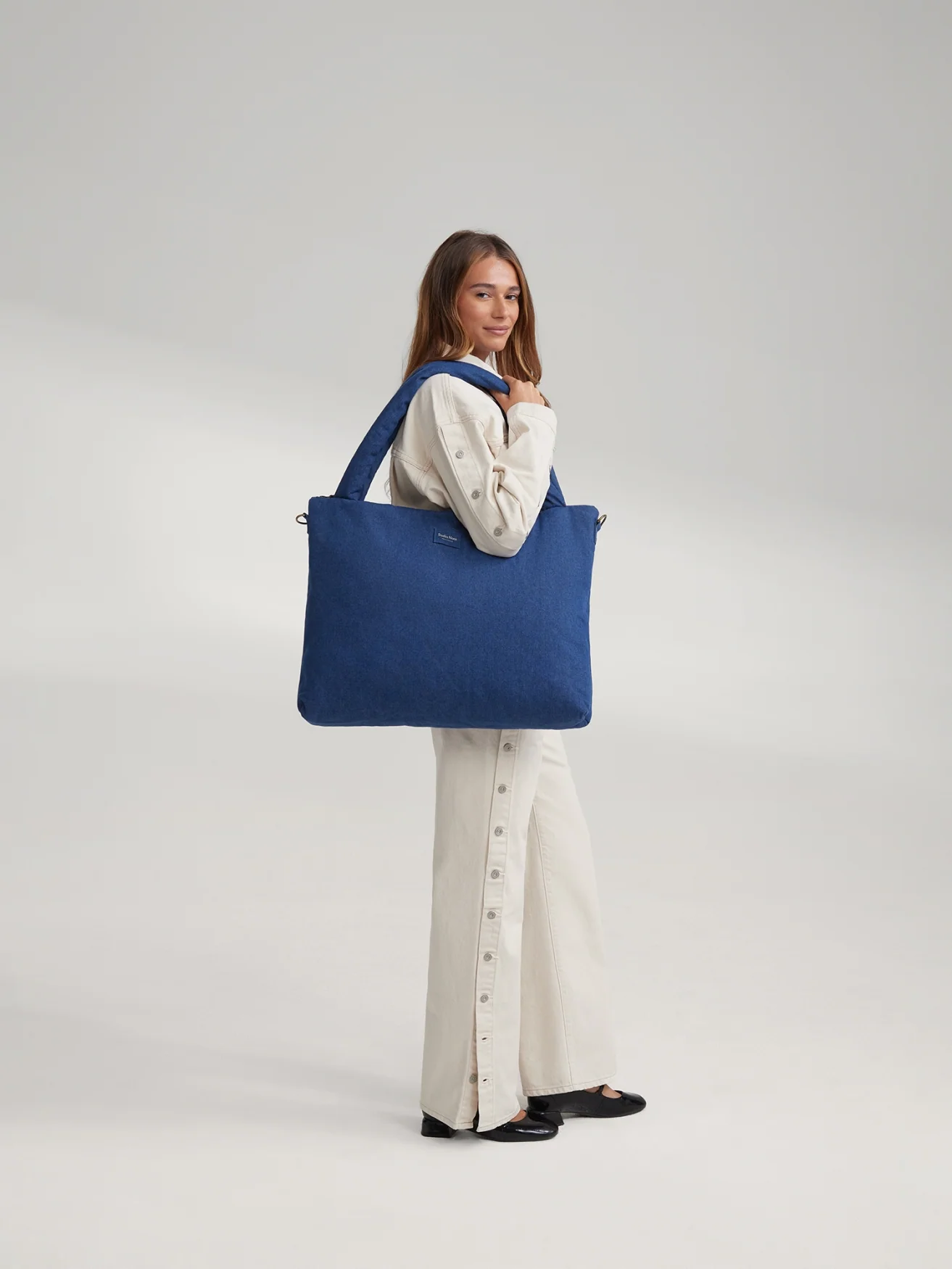 Denim Diaper Bag | Dark Blue