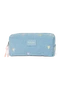 Denim Pouch | Light Blue Hearts