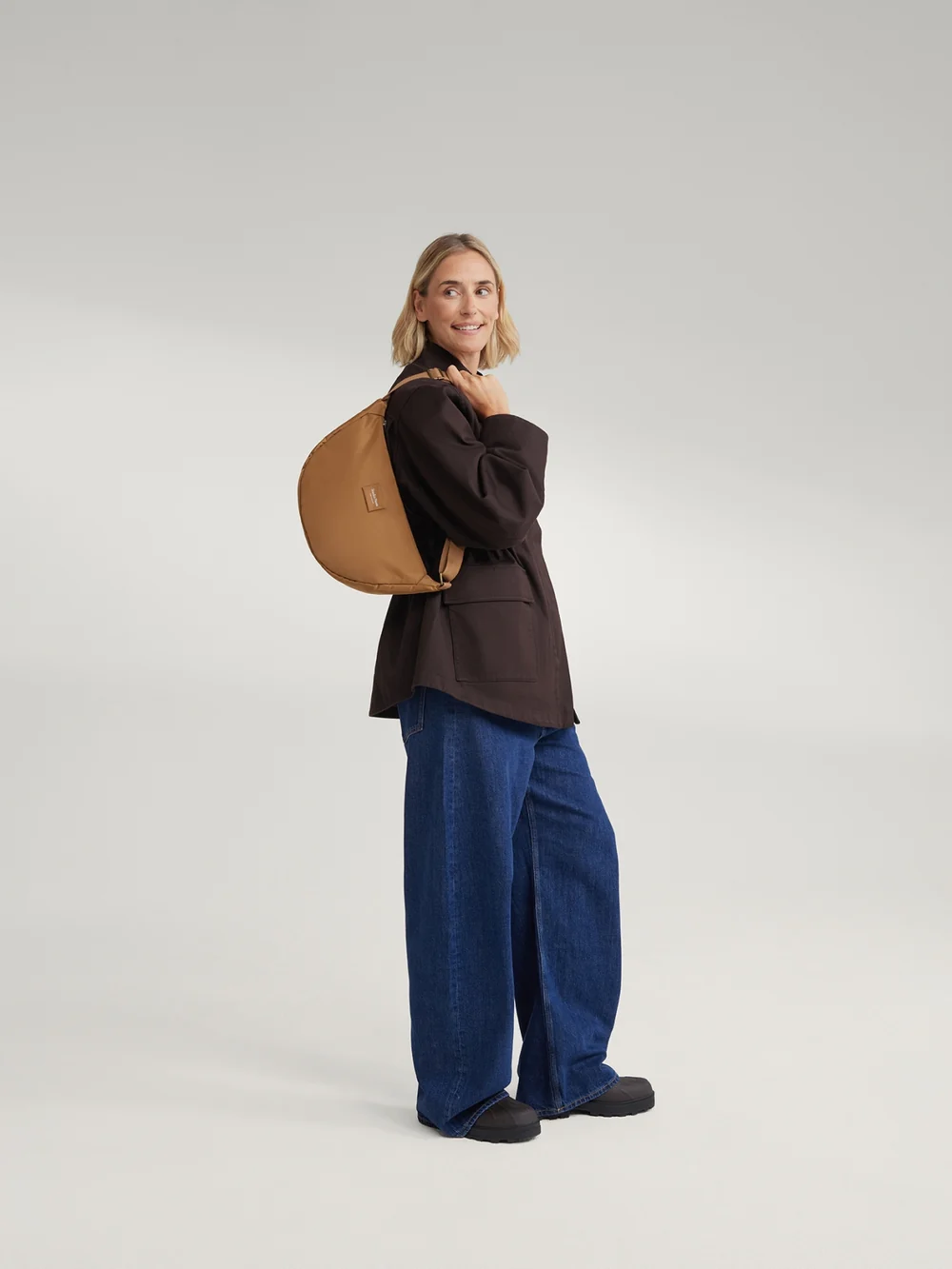 Technical Puffy Adult Fanny Pack | Brown