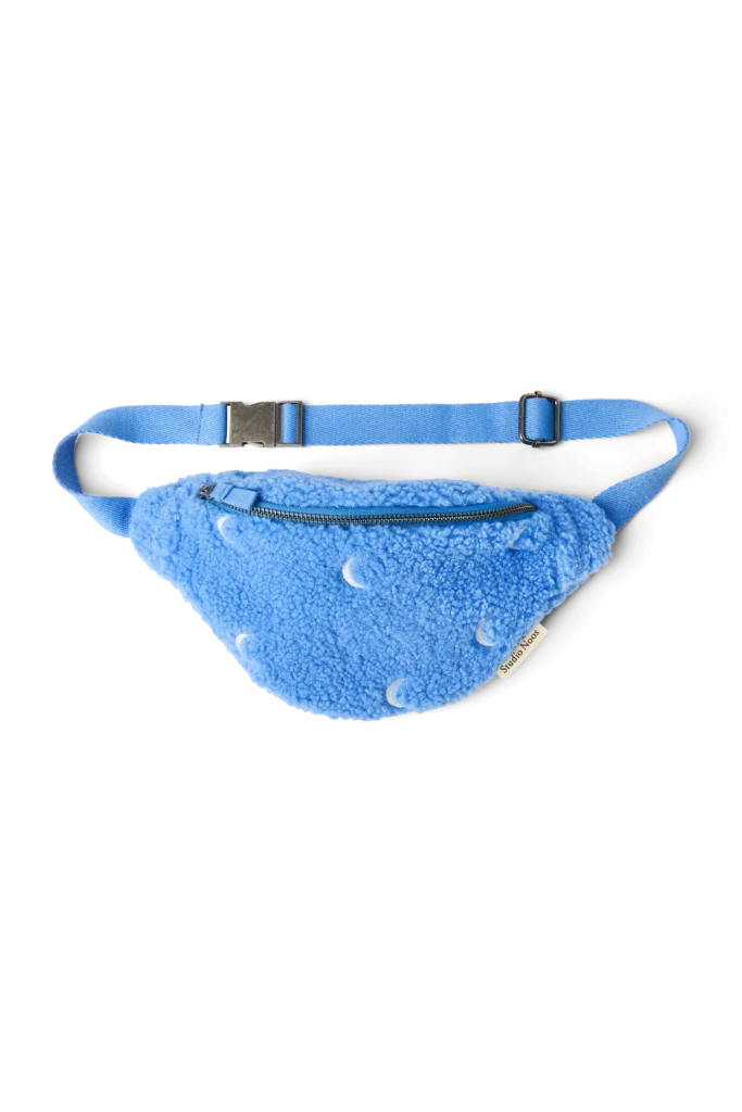 Teddy Mini Fanny Pack | Light Blue Moon