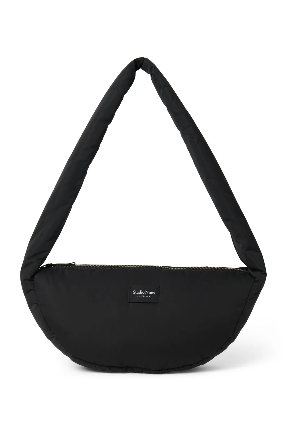 Puffy Mini Cross Body Bag | Black