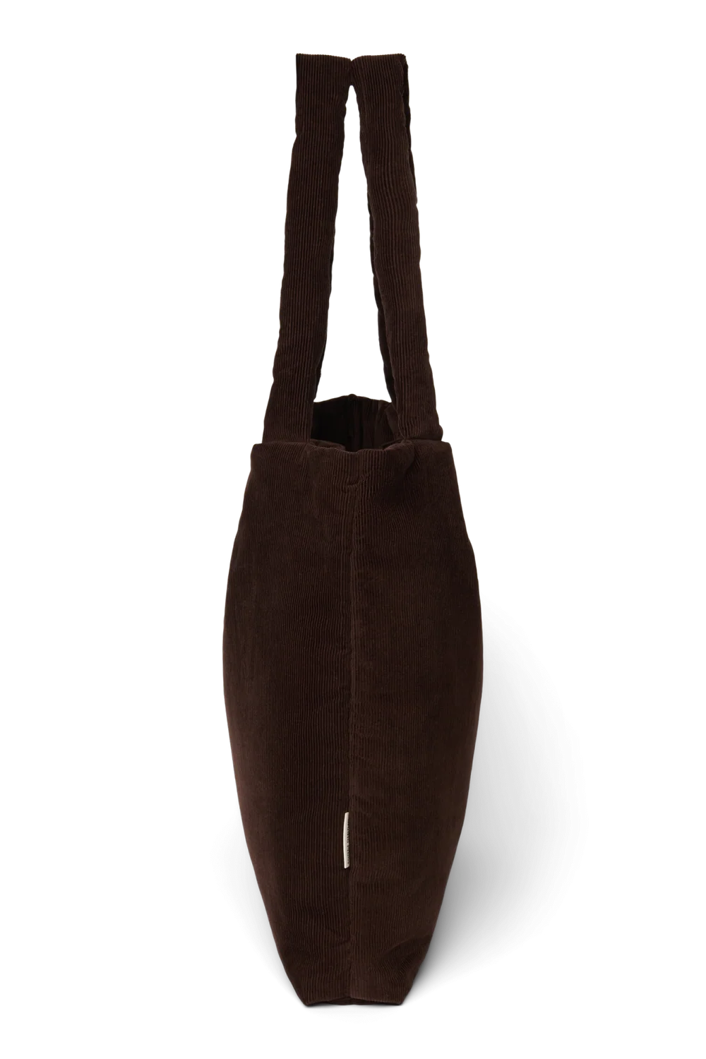 Rib Puffy Mom Bag | Dark Brown