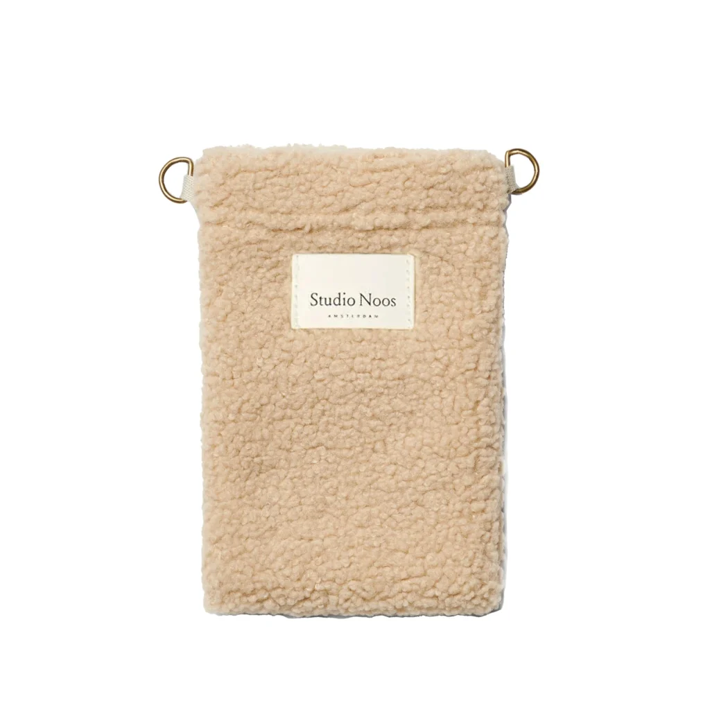 Teddy Phone Bag | Ecru