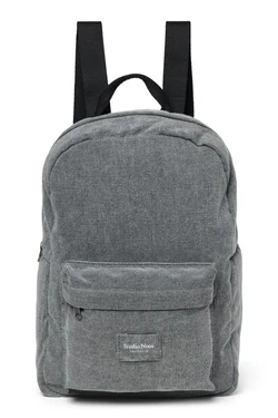 Denim Midi Backpack | Grey