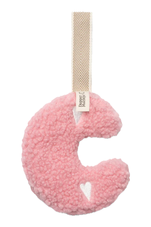 Pacifier plush toy | Light Pink Hearts