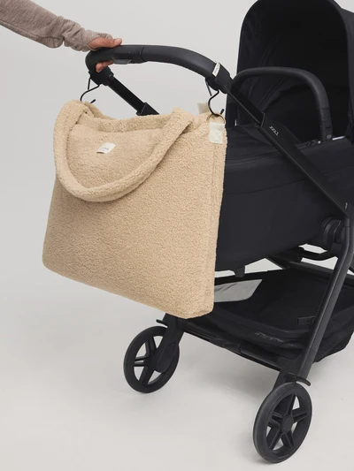 Teddy Diaper Bag | Ecru