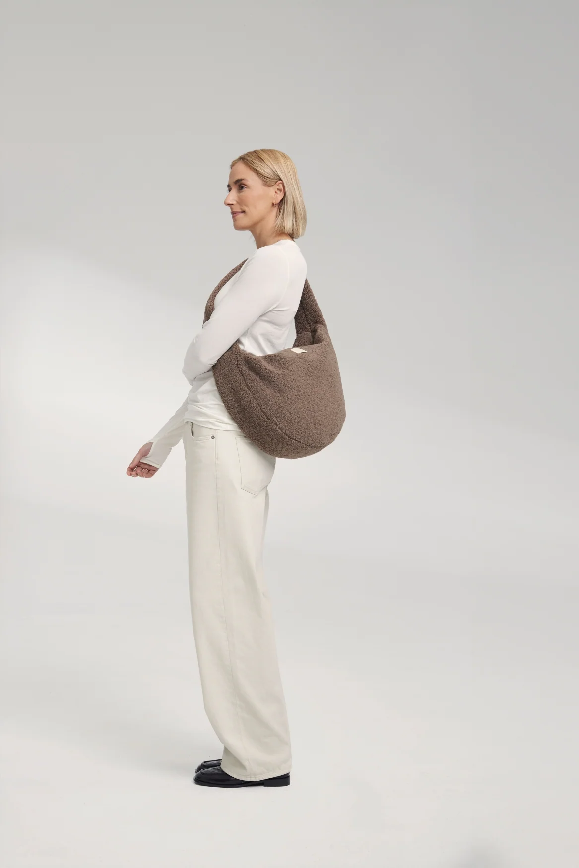 Teddy Cross Body Bag | Brown