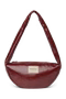Vegan Leather Mini Cross Body Bag | Burgundy