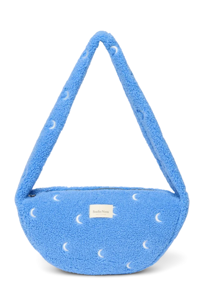 Teddy Mini Cross Body Bag | Light Blue Moon