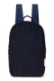 Flannel Chalkstripe Mini Backpack | Dark Blue