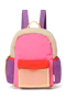 Patchwork Midi Backpack | Bright Pink
