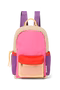 Patchwork Mini Backpack | Bright Pink
