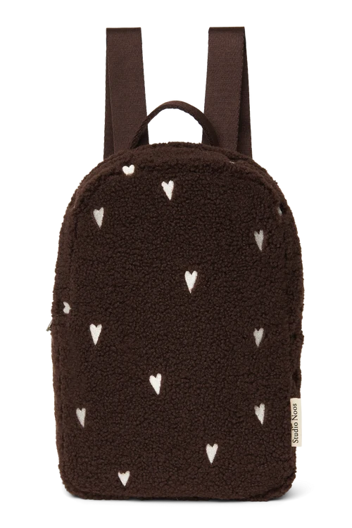 Teddy Mini Backpack | Chocolate Hearts