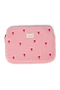 Teddy Laptop Sleeve 13 Inch | Light Pink Hearts