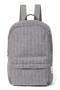 Flannel Chalkstripe Midi Backpack | Light Grey