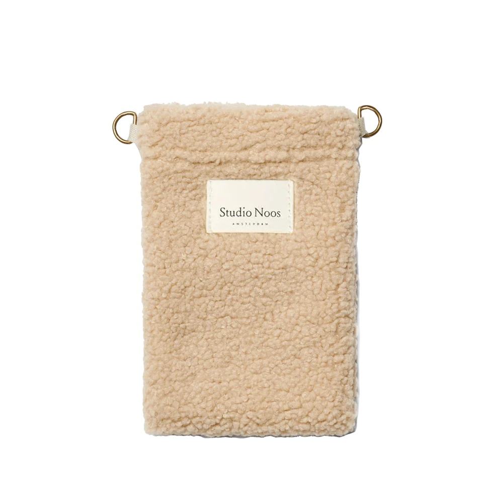 Teddy Phone Bag | Ecru