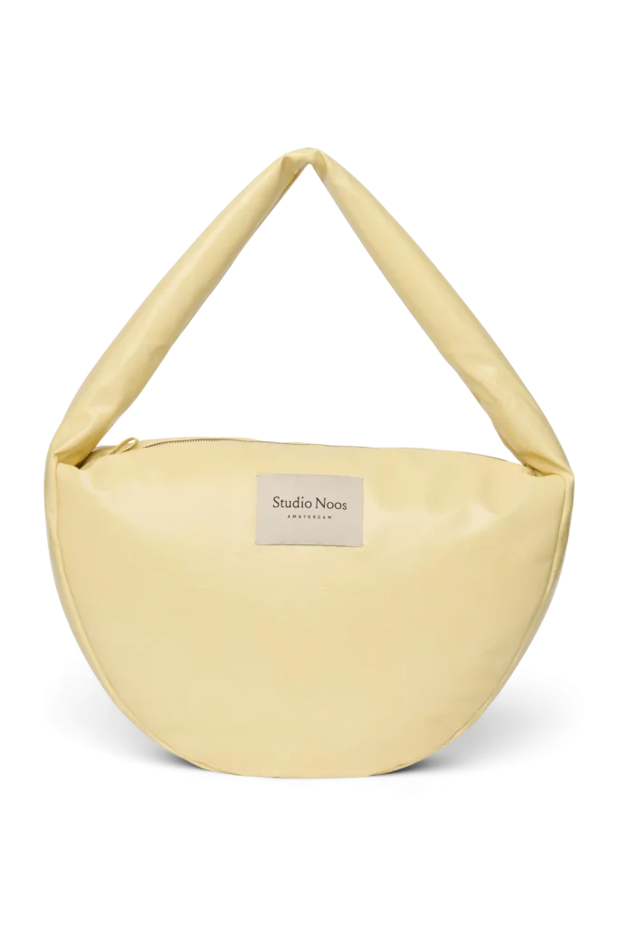Vegan Leather Cross Body Bag | Butter Yellow