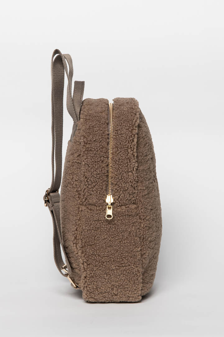 Teddy Mini Backpack | Brown