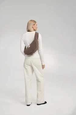 Teddy Mini Cross Body Bag | Brown