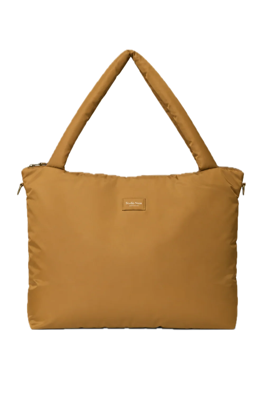 Technical Puffy Diaper Bag | Brown