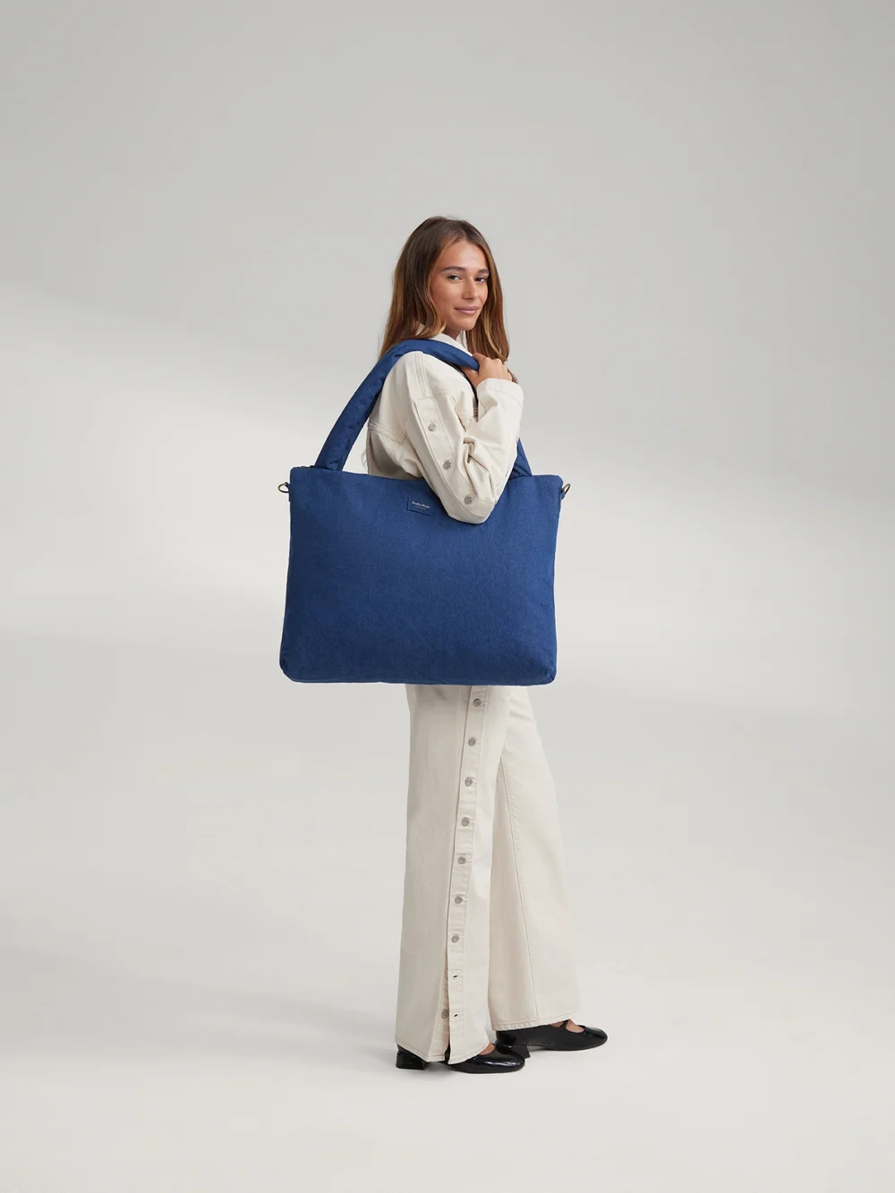 Denim Diaper Bag | Dark Blue