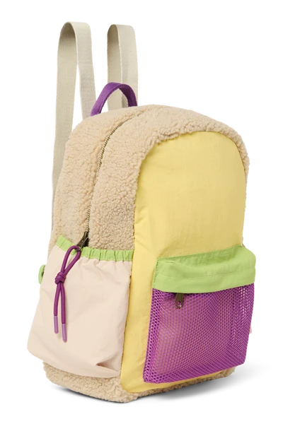 Patchwork Midi Backpack | Butter Yellow