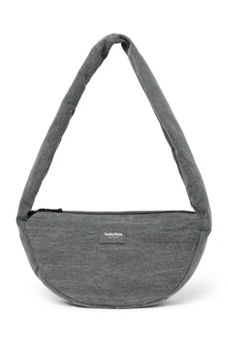 Denim Mini Cross Body Bag | Grey