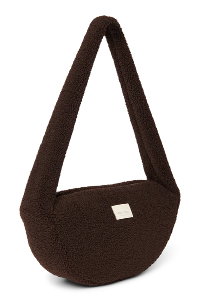 Teddy Mini Cross Body Bag | Chocolate