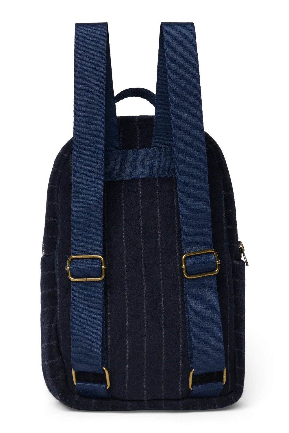 Flannel Chalkstripe Mini Backpack | Dark Blue