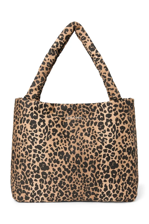 Cotton Mom Bag | Brown Leopard