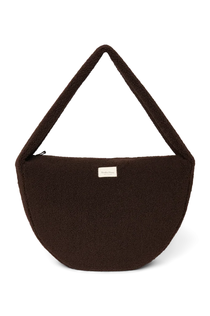 Teddy Cross Body Bag | Chocolate