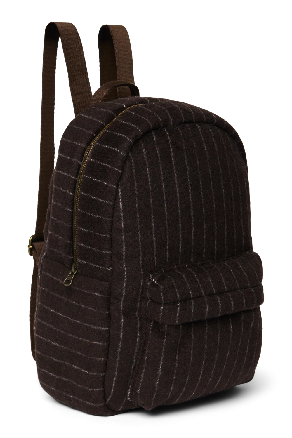 Flannel Chalkstripe Midi Backpack | Brown