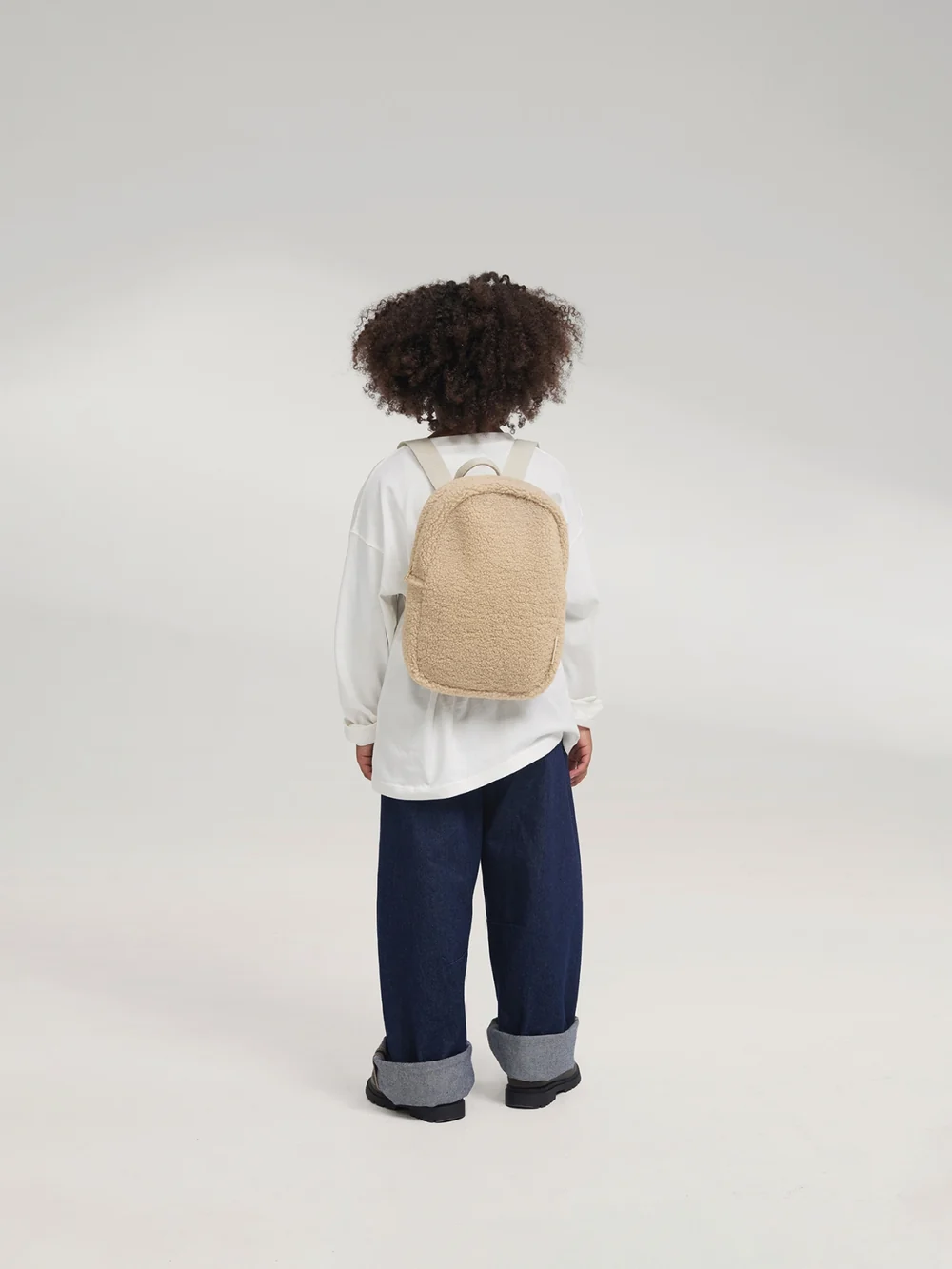 Teddy Mini Backpack | Ecru