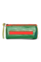 Patchwork Pencil Case | Fiery Red