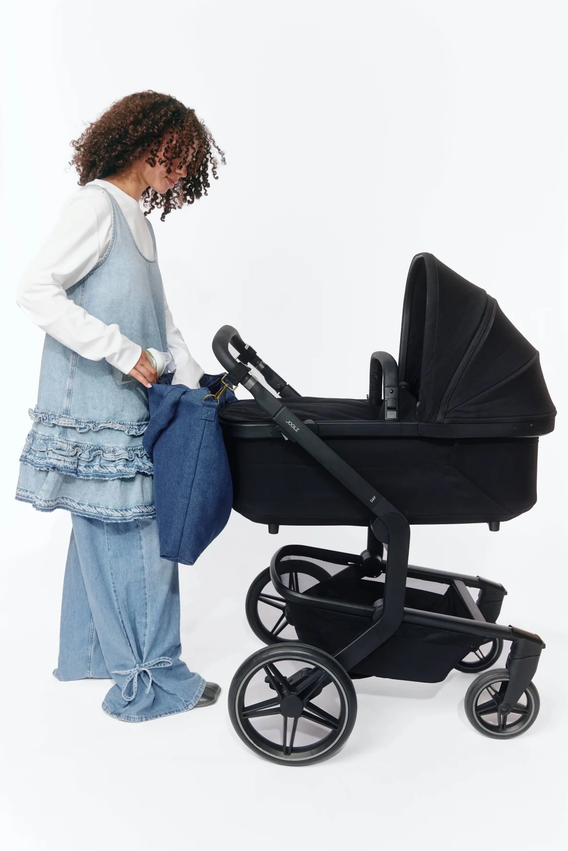 Denim Diaper Bag | Dark Blue
