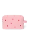 Teddy Toiletry Bag | Light Pink Hearts