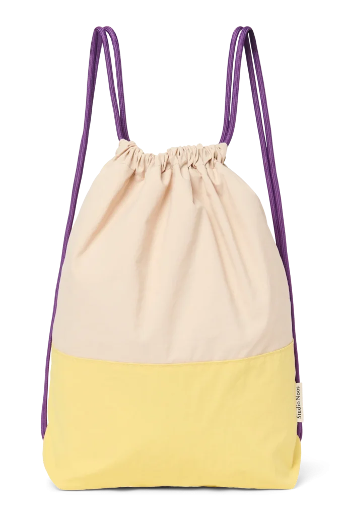 Patchwork Gym Bag | Butter Yellow