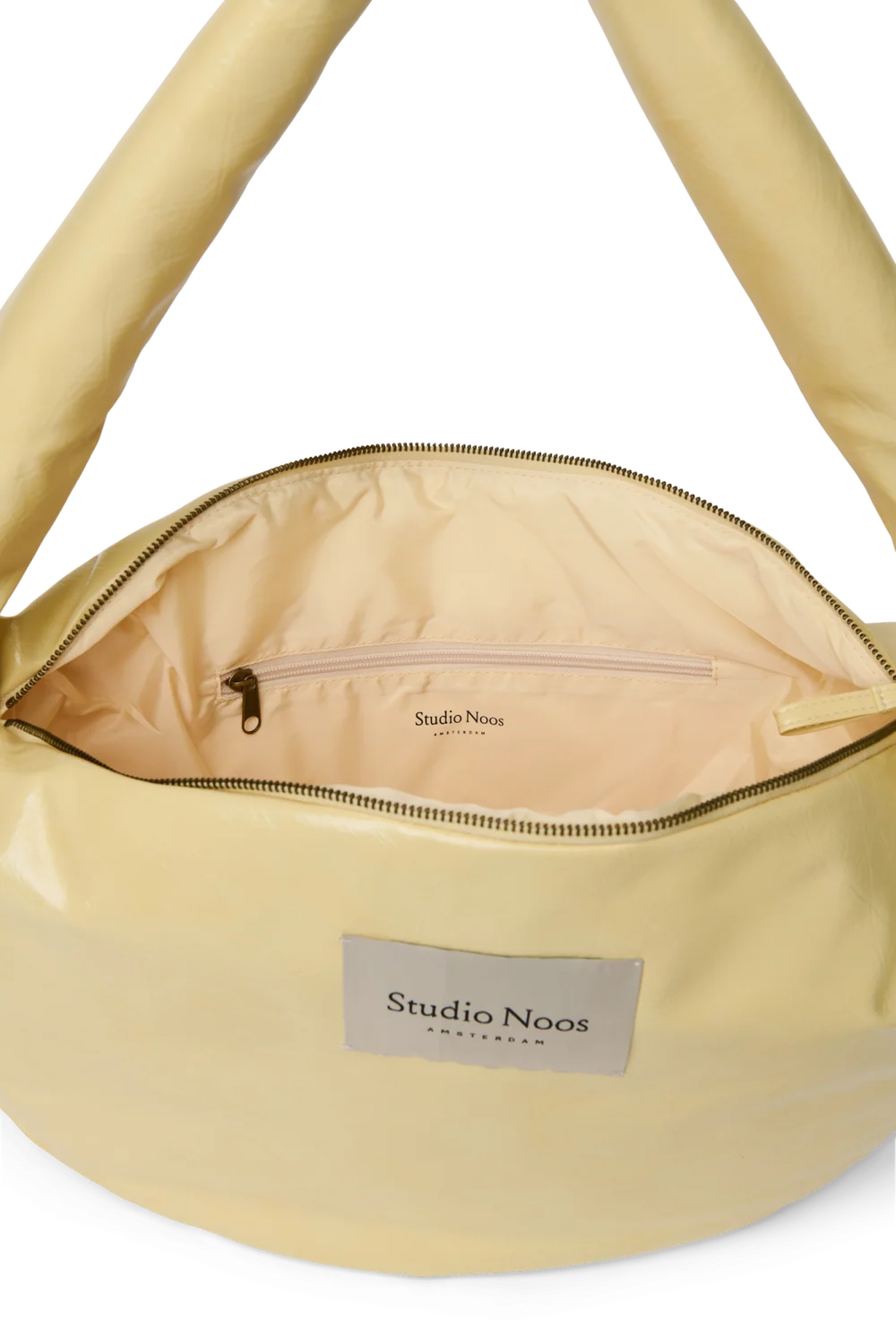 Vegan Leather Cross Body Bag | Butter Yellow