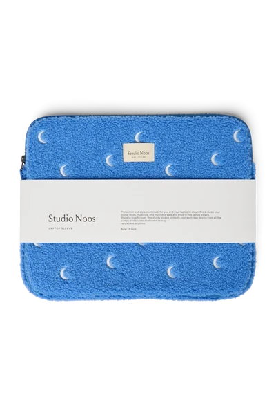 Teddy Laptop Sleeve 15 Inch | Light Blue Moon