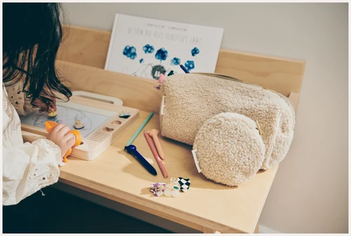 Teddy Wallet | Ecru