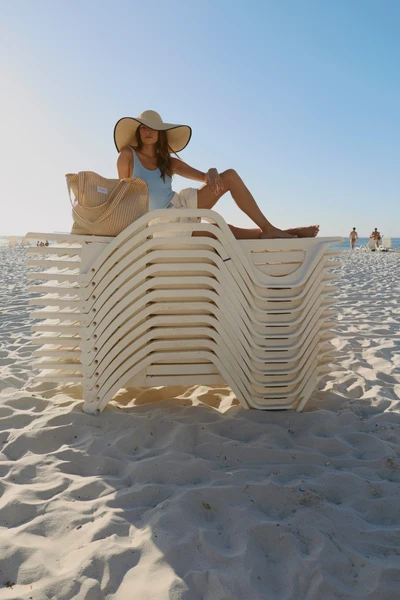 Poplin Striped Mom Bag | Butter Yellow