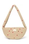 Teddy Mini Cross Body Bag | Ecru Hearts
