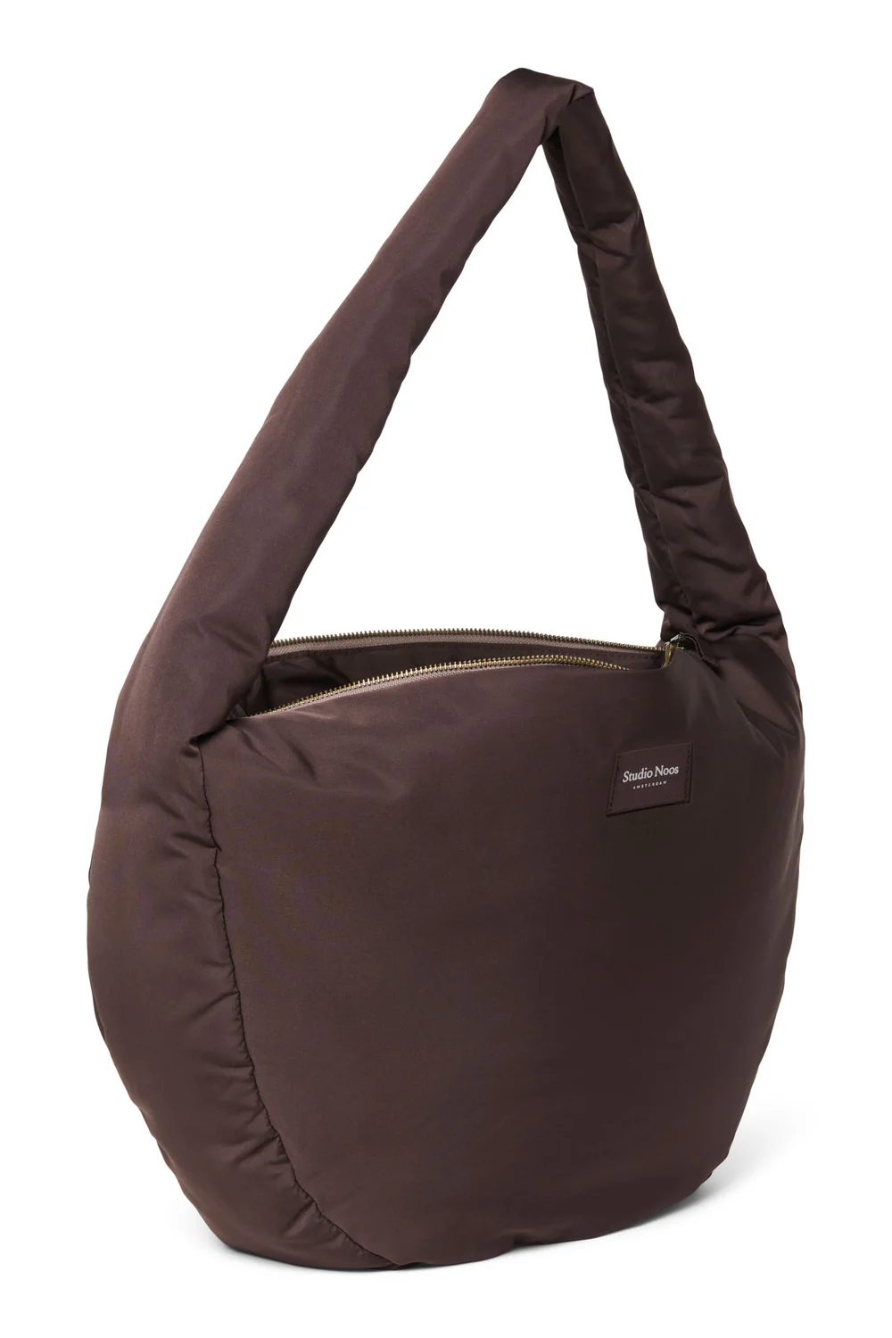 Puffy Cross Body Bag | Brown