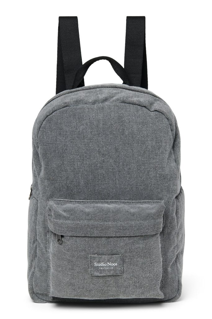 Denim Midi Backpack | Grey