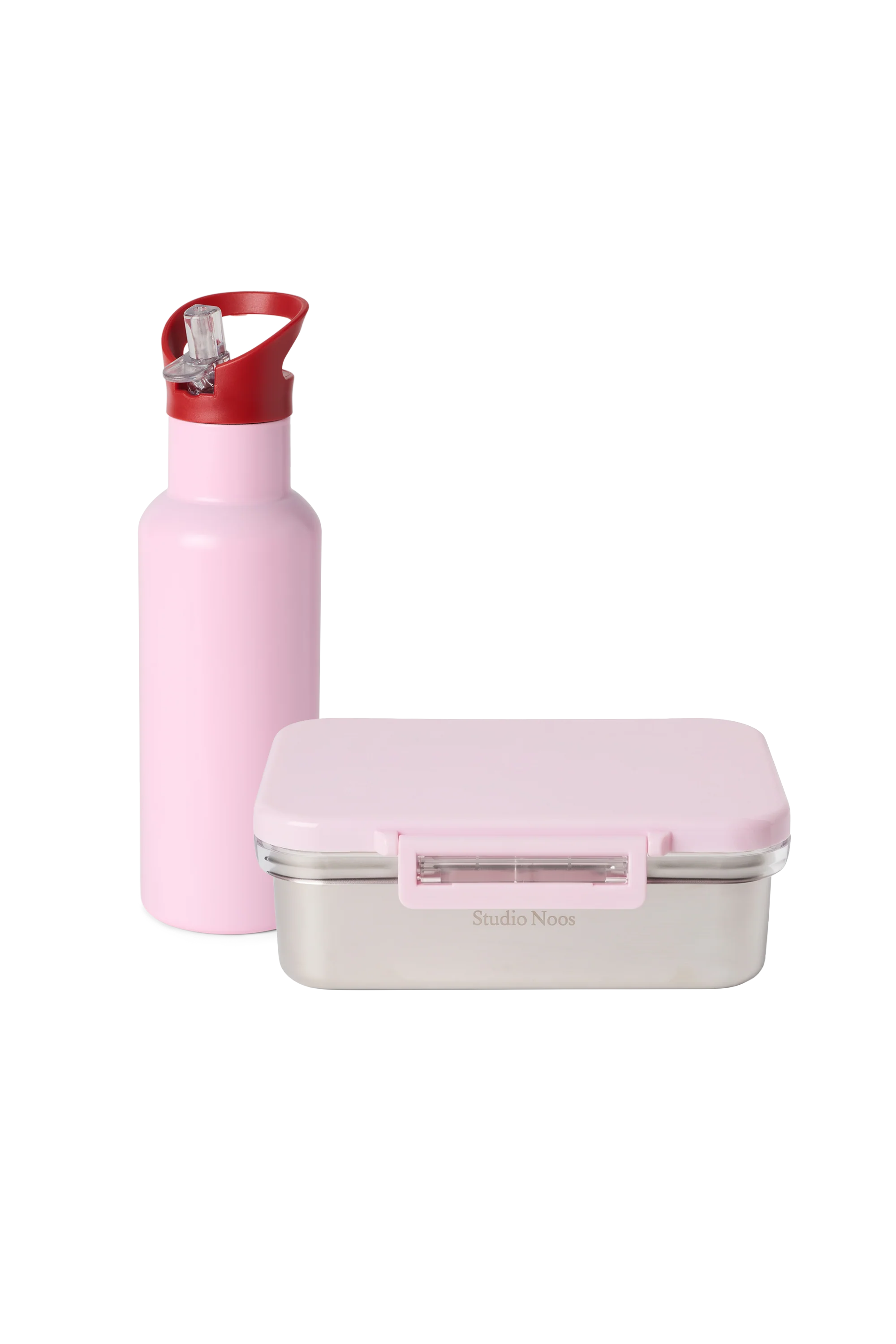 Stainless Steel Lunch Set 500ML | Soft Pink