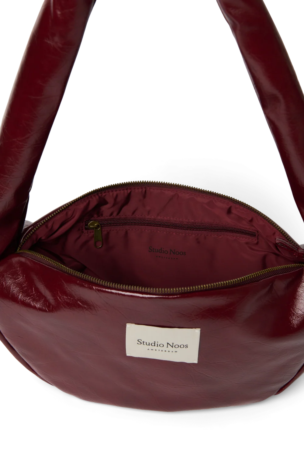 Vegan Leather Mini Cross Body Bag | Burgundy