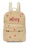 Teddy Midi Backpack | Ecru Hearts