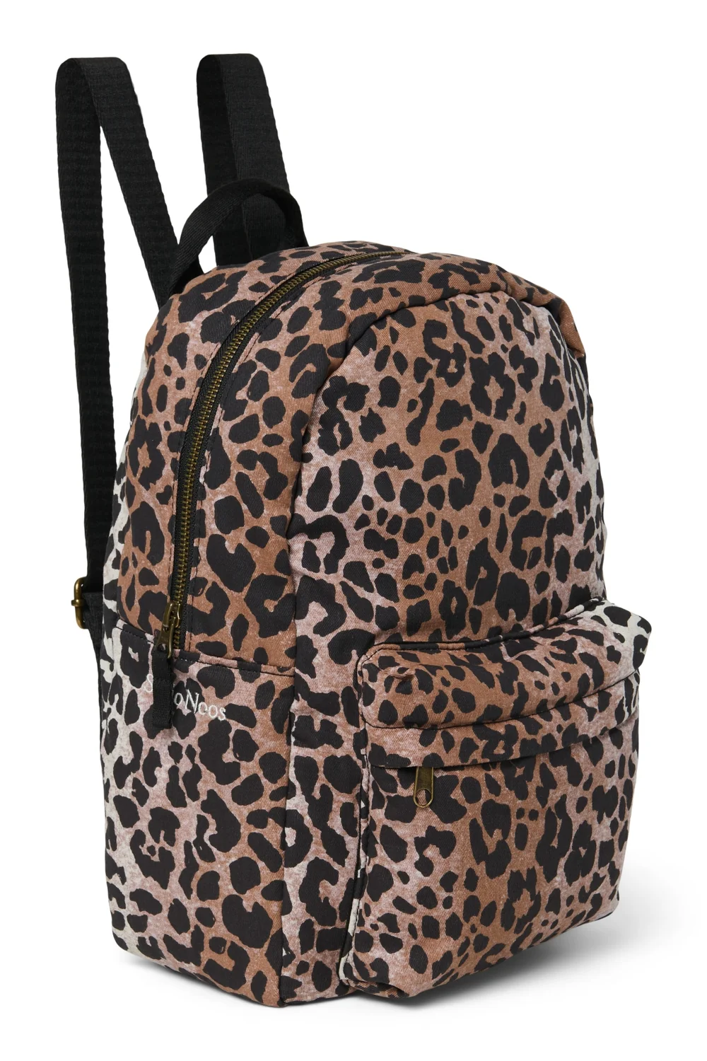 Soft Cotton Midi Backpack | Hazel Leopard