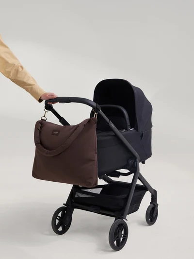 Puffy Diaper Bag | Brown