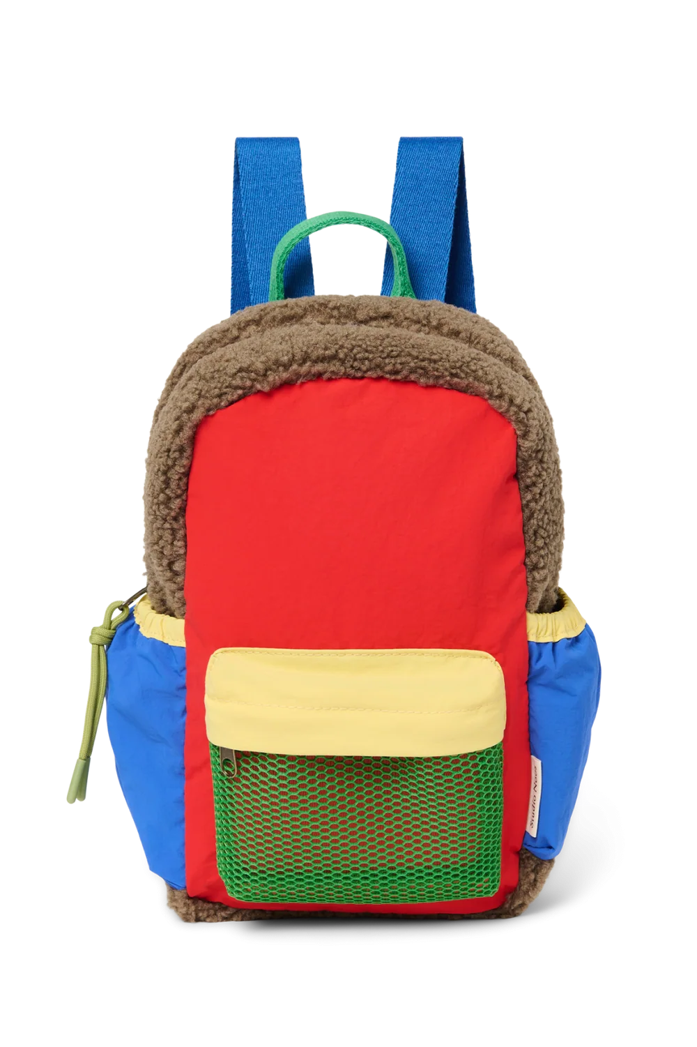 Patchwork Mini Backpack | Fiery Red